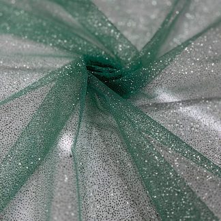 Mint Kristal Sis Sim Baskılı Tül